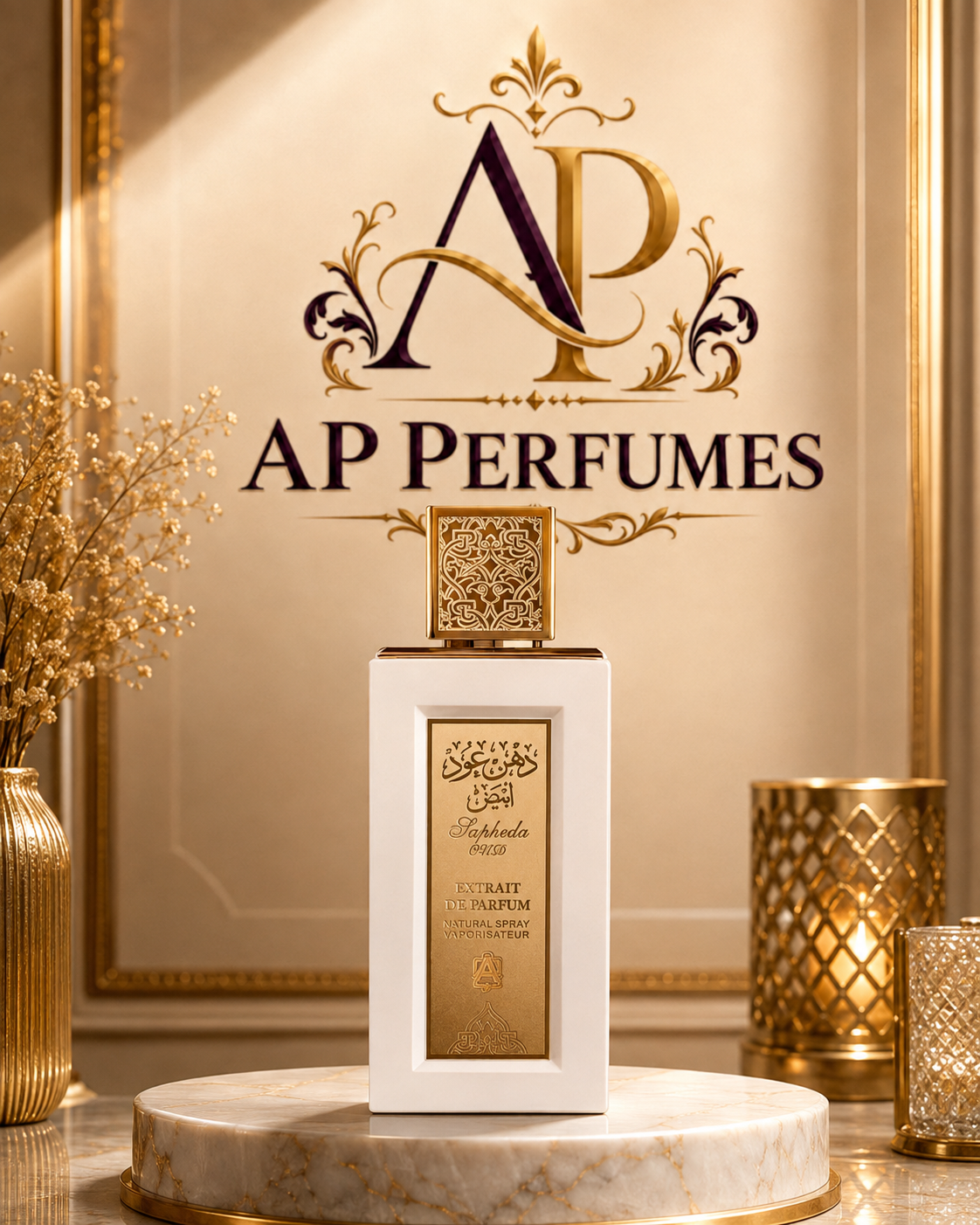 Dehn Oud White Sapheda Oud by Abdul Samad Al Qurashi 80ml Extrait de Parfum
