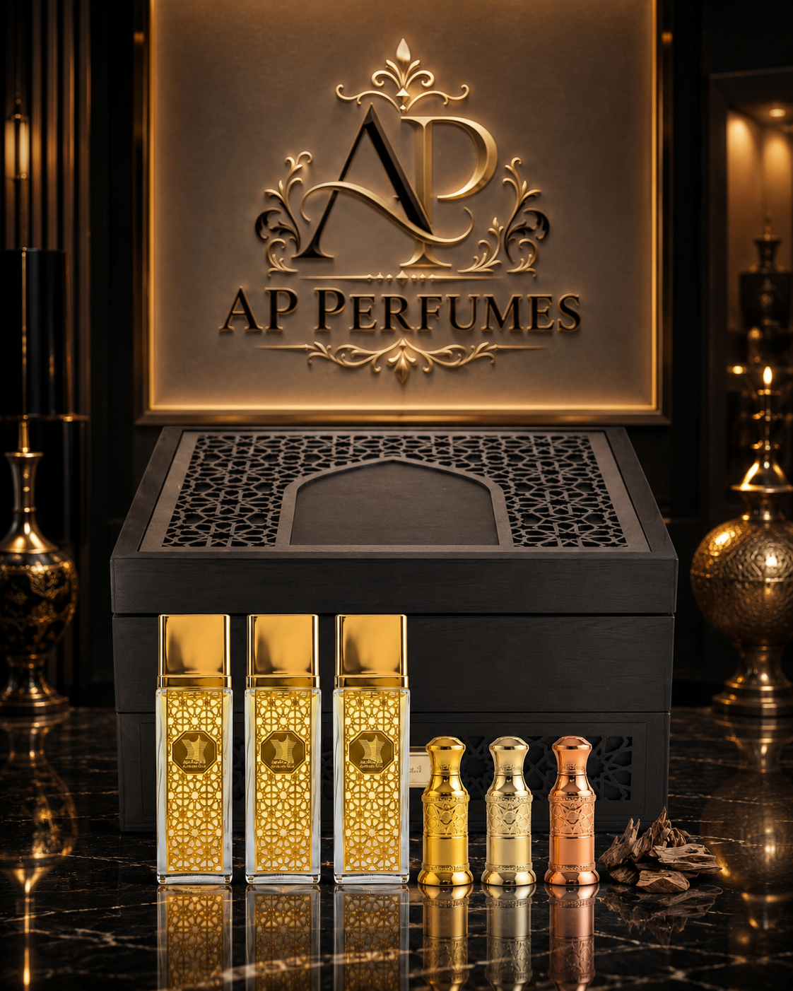 Islamiya Collection 7 Piece Gift Set By Arabian Oud