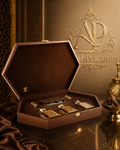 Luxury Royal Brown Box by Arabian Oud 5 Pieces Set