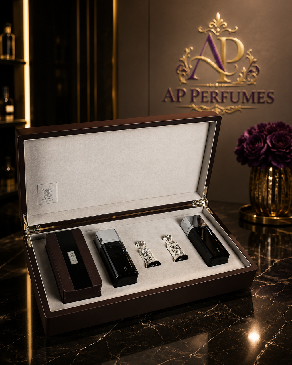 Amwaaj 5 Piece Gift Set by Arabian Oud