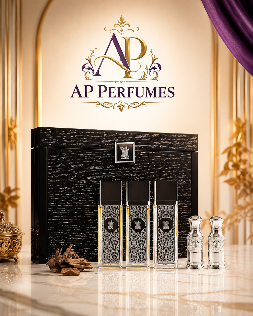 Al Seyada Collection 6 Piece Gift Set by Arabian Oud